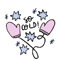 Mittens Froid Sticker