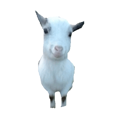 goat STICKER by imoji