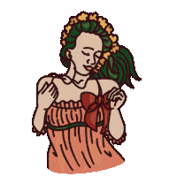 Aureliepouet sun fille knot detente Sticker