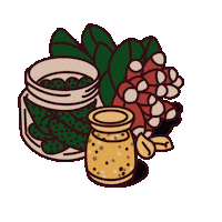 Comida Cuisine Sticker