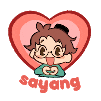 Heart Love Sticker by Kadokawa Gempak Starz