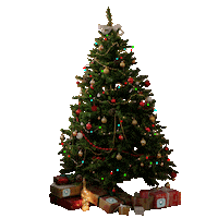 Christmas Tree Sticker by DropFriends