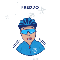 BancaMediolanum_official sport fitness winter bike Sticker