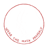 Cat Mask Sticker by GORO