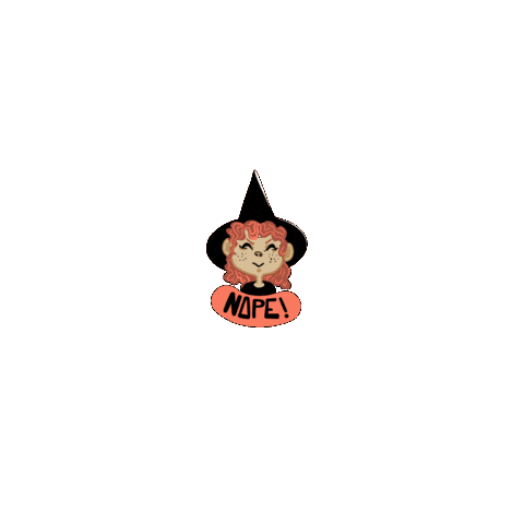 AStudioDesign giphyupload halloween nope witch Sticker