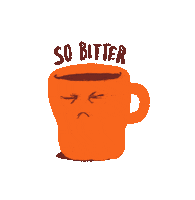 mariannaraskin coffee morning bitter black coffee Sticker