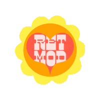 Logo Flower Sticker by RetMod