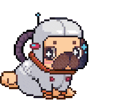 Dog Pixel Sticker
