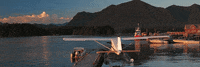 lake airplane GIF by Jerology