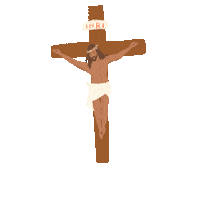 Holy Cross Sticker by Be A Heart