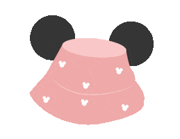 CuteZoDesigns pink ootd bucket hat allears Sticker