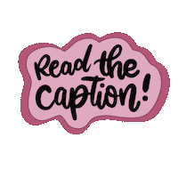 Lettering Read Sticker