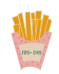 Food Pink Sticker