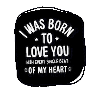 Love You Heart Sticker