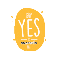 Yes Sticker by Snapskin Official