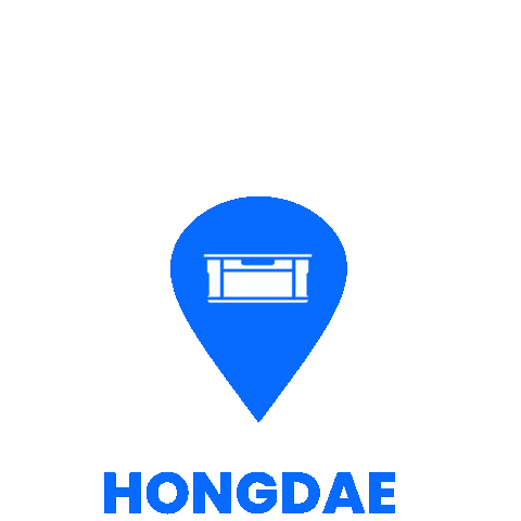 Hongdae Sticker by BlueBasket