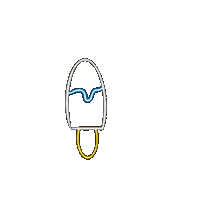 hautestockco summer neon ice cream popsicle Sticker