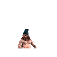 Man Beard Sticker by Shurdalife