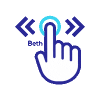 Heart Click Sticker by Beth School