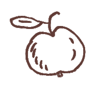 Apple Pastel Sticker by MAMAKO