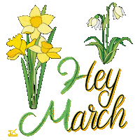 March 1St Spring Sticker by Dani K.