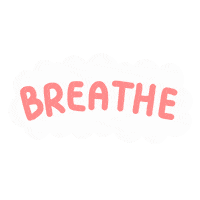 Breathe Mental Health Sticker by Tilly & Type