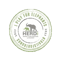 Playing World Elephant Day Sticker by HERD Elephant Orphanage