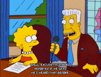 lisa simpson interview GIF