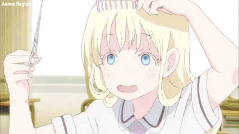 giphygifmaker anime asobi asobase GIF