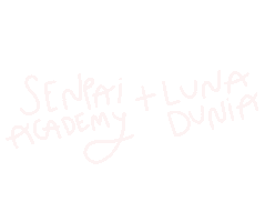 Luna Senpai Sticker