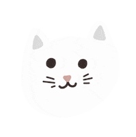 The Blue Morning Cat Sticker
