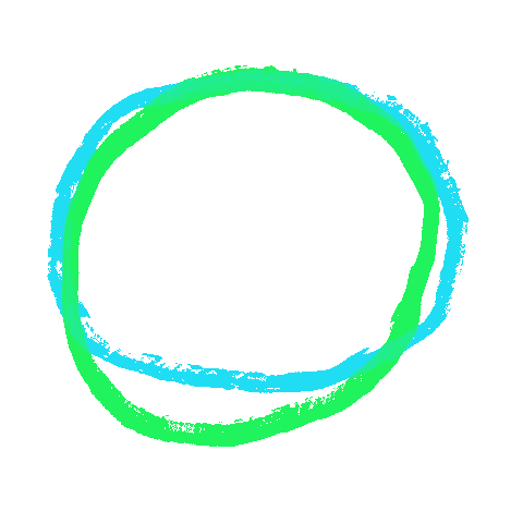 Loop Click Here Sticker