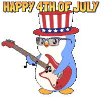 United States Party Sticker by Pudgy Penguins