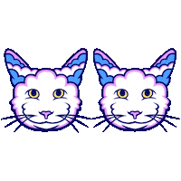 happy couple Sticker by Electric Catnip