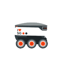 National Day Robot Sticker by SGInnovate