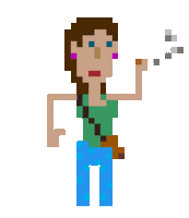 Anna Wienerin Sticker by CryptoWiener