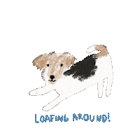 Splat Laying Down Sticker by Andrea Caceres