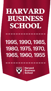 Reunion Mba Sticker by Harvard Business School