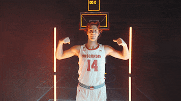 College Basketball Gilmore GIF by Wisconsin Badgers