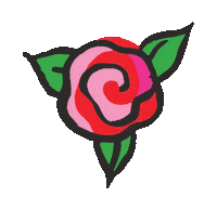 Pink Flower Sticker by betseyjohnson