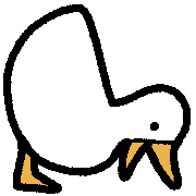 Bird Duck Sticker
