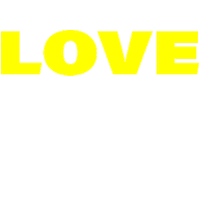 love conquers all words Sticker by One Church