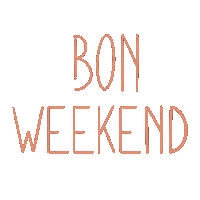 Bon Weekend Sticker