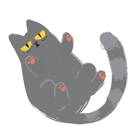 zandraart giphyupload cat mad kitty Sticker