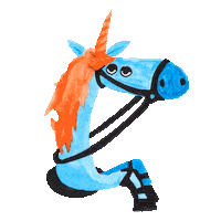 engageDSJ horse unicorn okboomer engageunicorn Sticker