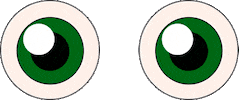 Eyes Sticker by Jethro Haynes