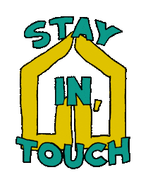 jillycatherine covid quarantine physical distancing stay in touch Sticker