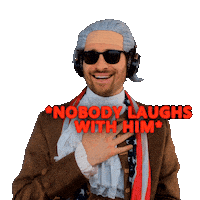 Not Laughing Sticker