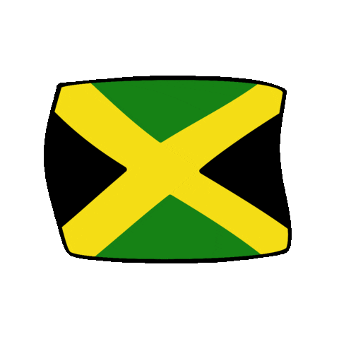 Jamaican Flag Sticker by caracaraNYC