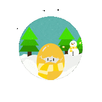 Snow Winter Sticker by LioxFoundation